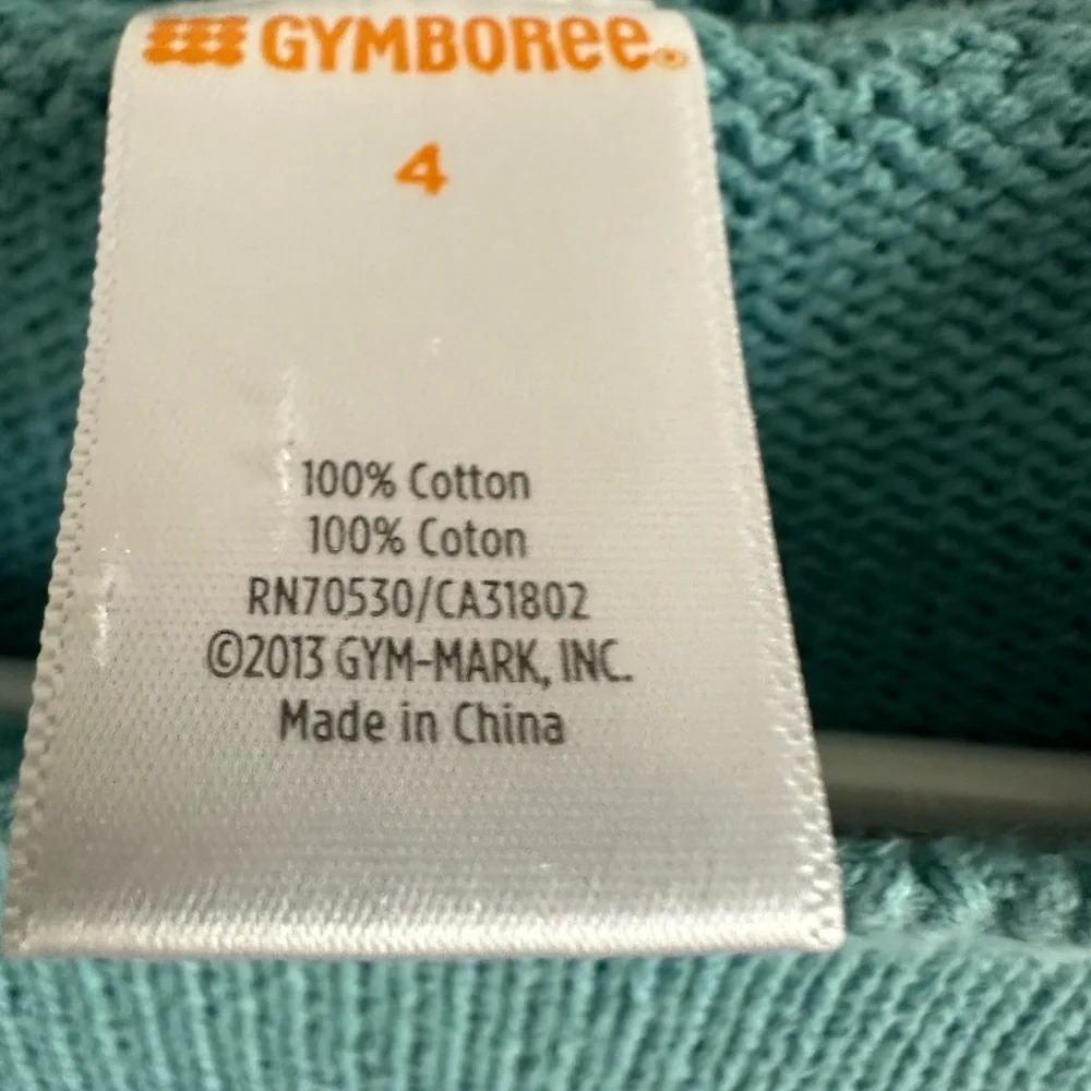 Gymboree Sweater Dress Size 4 Girl 100% Cotton GUC